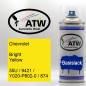 Preview: Chevrolet, Bright Yellow, 35U / 9421 / Y020-P802-0 / 874: 400ml Sprühdose, von ATW Autoteile West.